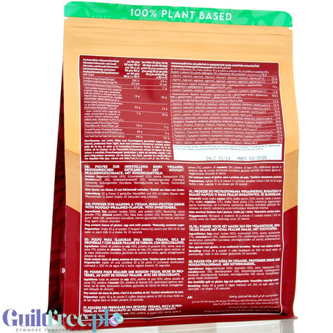 Inlead Vegan Protein Nougat Pralines - vegan protein conditioner based on 4 plant proteins with stevia