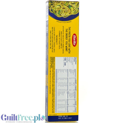Barilla Protein+ Spaghetti - makaron proteinowy z białkiem grochu, ciecierzycy i witaminami