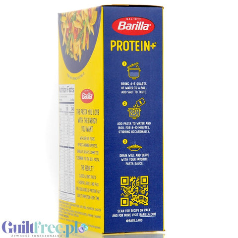 Barilla Protein+ Penne - makaron proteinowy z białkiem grochu, ciecierzycy i witaminami, Pióra
