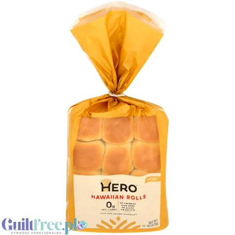 Hero Bread Hawaiian Rolls - soft keto rolls 12 pcs, 60kcal 1g carbohydrates