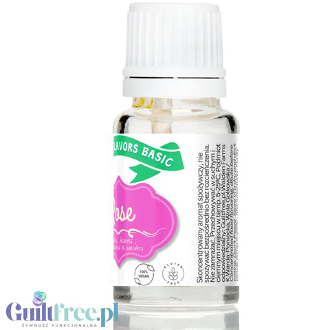 Funky Flavors Basic Rose 10ml - Róża - kropelki aromatyzujące bez cukru, tłuszczu i słodzików