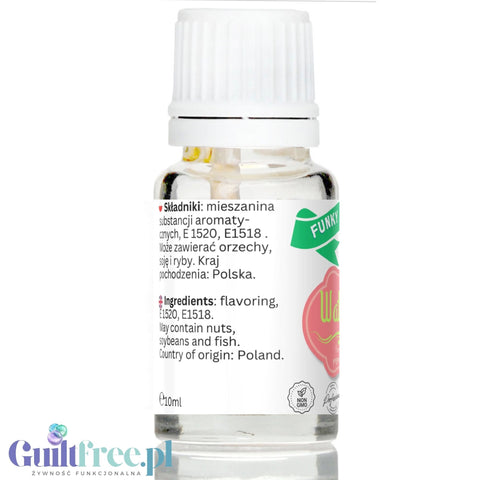 Funky Flavors Basic Watermelon 10ml - Watermelon flavoring drops without sugar, fat or sweeteners