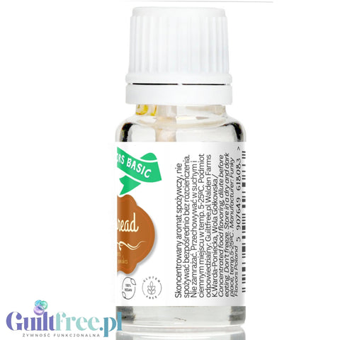 Funky Flavors Basic Gingerbread 10ml - Piernik - kropelki aromatyzujące bez cukru, tłuszczu i słodzików