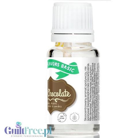 Funky Flavors Basic Milk Chocolate 10ml - Milk Chocolate food flavor drops without sugar or sweeteners.
