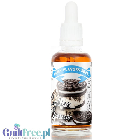 Funky Flavors Sweet Cookies & Cream - sweetened, liquid, sugar & fat free food flavoring