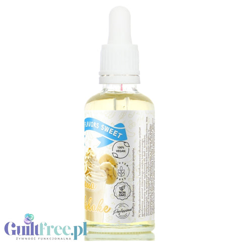 Funky Flavors Sweet Banana Smoothie - sweetened, liquid, sugar & fat free food flavoring