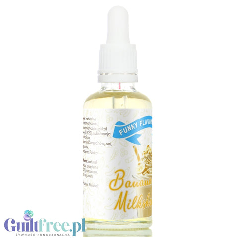 Funky Flavors Sweet Banana Smoothie - sweetened, liquid, sugar & fat free food flavoring