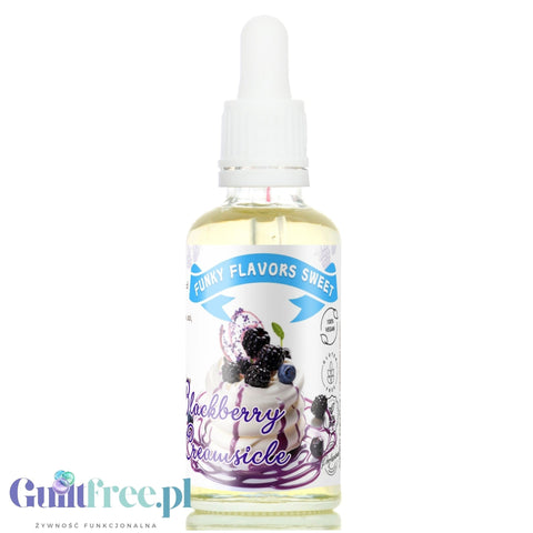 Funky Flavors Sweet Sweet Blackberry Creamsicle - calorie, fat & sugar free food flavor