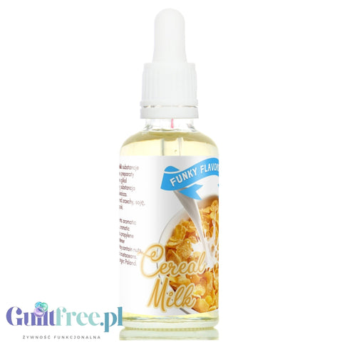 Funky Flavors Sweet Cereal Milk - sweetened, liquid, sugar & fat free food flavoring