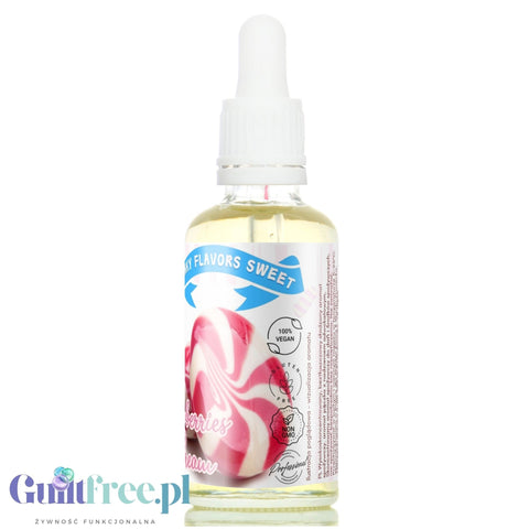 Funky Flavors Sweet Strawberries & Cream - kropelki smakowe bez cukru i kalorii, aromat Truskawki w Śmietanie