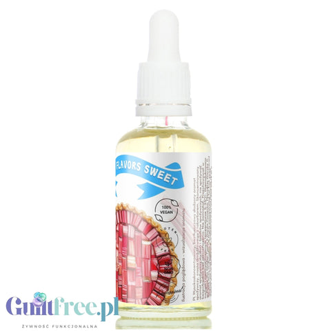Funky Flavors Sweet Rhubarb Pie - sweetened, liquid, sugar & fat free food flavoring