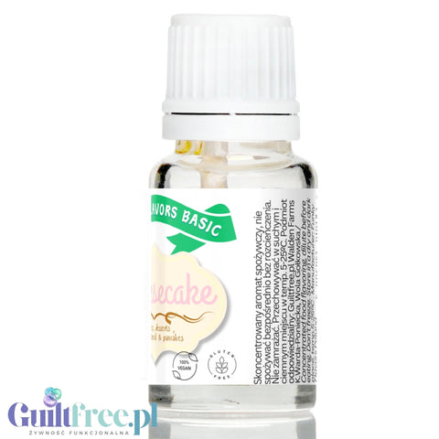 Funky Flavors Basic Cheesecake 10ml - cheesecake drops without sugar, sweeteners or calories