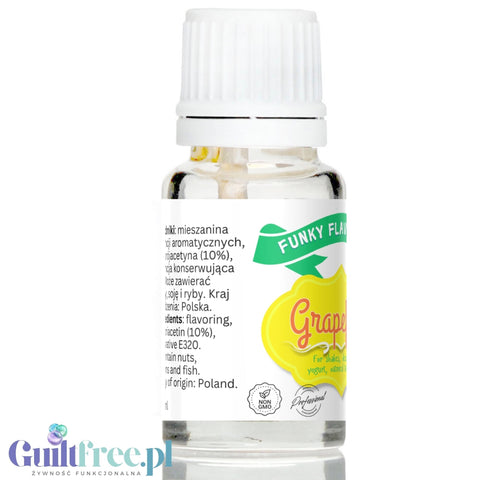 Funky Flavors Basic Grapefruit 10ml - aromat grejfrutowy bez cukru & bez tłuszczu