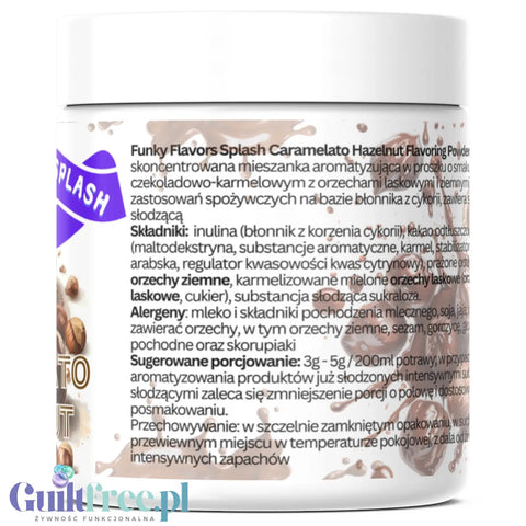 Funky Flavors Splash Caramelato Hazelnut 50g