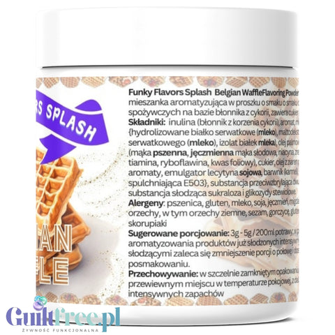 Funky Flavors Splash Waffle - low carb, fat free powdered food flavoring
