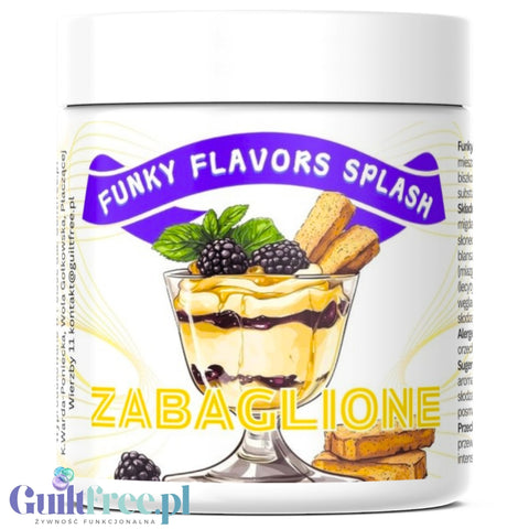 Funky Flavors Splash Zabaglione - low carb, fat free powdered food flavoring