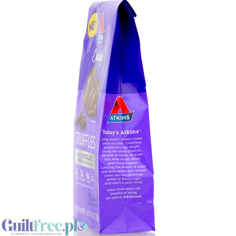 Atkins Endulge Truffles Milk Chocolate - praline truffles in milk chocolate with no added sugar