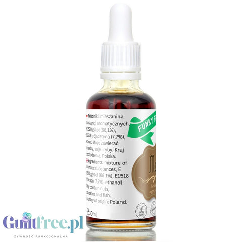 Funky Flavors Basic Mocha 30ml - kawowe kropelki aromatyczne bez cukru, kalorii i słodzików
