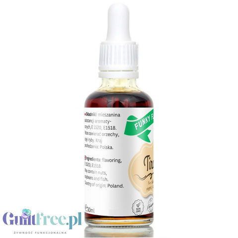 Funky Flavors Basic Tiramisu 30ml - kropelki aromatyzujące bez cukru, słodzików i kalorii