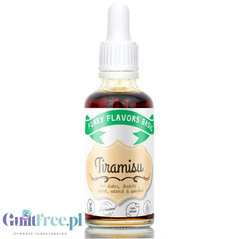 Funky Flavors Tiramisu flavor for shakes, desserts, yoghurt, ice cream & pancakes