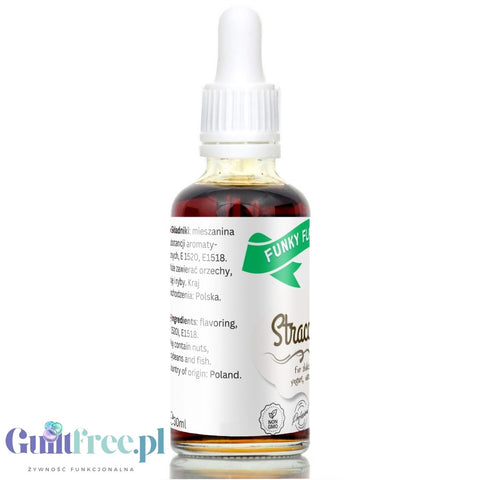 Funky Flavors Basic Stracciatella 30ml - flavoring drops without sugar or sweeteners, vanilla and dark chocolate flavoring