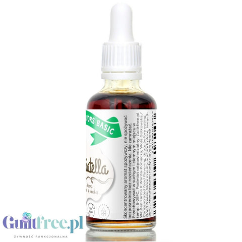 Funky Flavors Basic Stracciatella 30ml - kropelki aromatyzujące bez cukru i słodzików, aromat wanilii i ciemnej czekolady