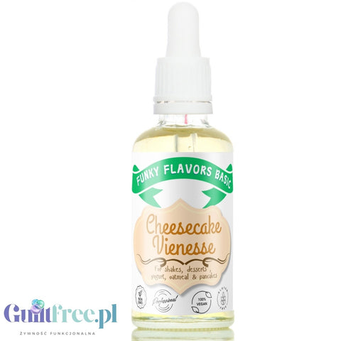 Funky Flavors Basic Cheesecake Vienesse 30ml - sugar and sweetener free flavor drops, cheesecake orange flavor