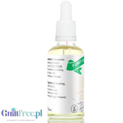 Funky Flavors Basic Milk 30ml - kropelki aromatyzujące bez cukru i słodzików, aromat mleka