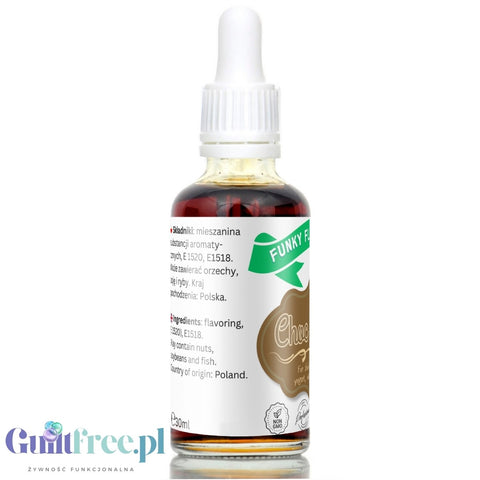 Funky Flavors Basic Choc 'n Nut 30ml - kropelki czekoladowo-orzechowe bez cukru, słodzików i kalorii