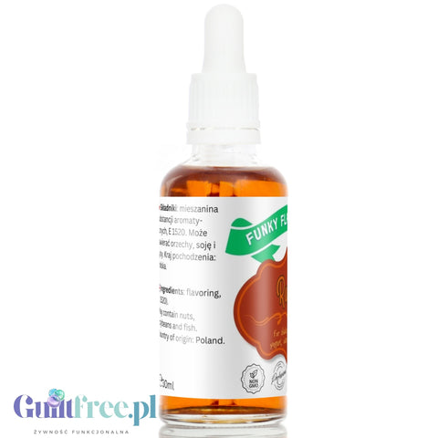 Funky Flavors Basic Rum 30ml - sugar, fat & calorie free unsweetened food flavoring