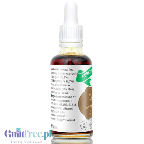 Funky Flavors Basic Praline 30ml - pralinkowe kropelki do potraw i napojów bez cukru i słodzików