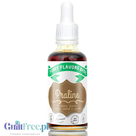 Funky Flavors Basic Praline 30ml - pralinkowe kropelki do potraw i napojów bez cukru i słodzików