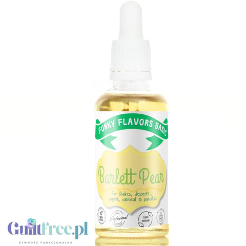 Funky Flavors Basic Barlett Pear 30ml - gruszkowe kropelki bez cukru, słodzików i kalorii