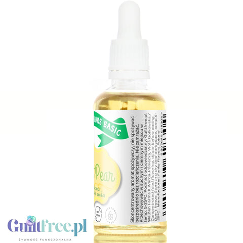 Funky Flavors Basic Barlett Pear 30ml - gruszkowe kropelki bez cukru, słodzików i kalorii