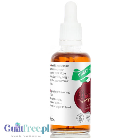 Funky Flavors Basic Black Cherry 30ml - cherry flavoring drops without sugar, sweeteners or calories