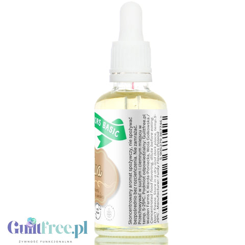 Funky Flavors Basic Chalva 30ml - chalva fragrance drops for drinks and meals, without sugar and sweeteners