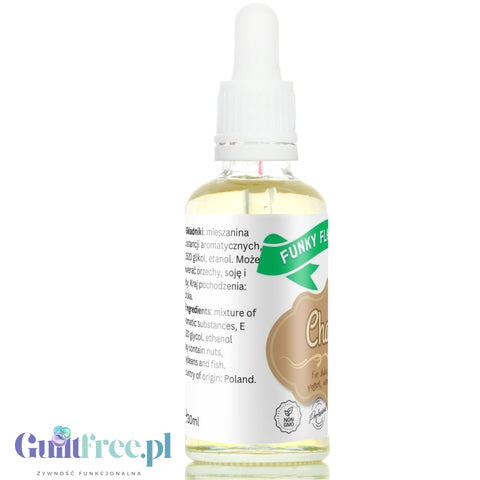Funky Flavors Basic Chalva 30ml - chalva fragrance drops for drinks and meals, without sugar and sweeteners