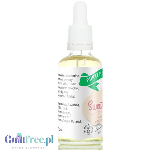 Funky Flavors Basic Sweet Cream 30ml - śmietankowy aromat w kroplach bez cukru i bez tłuszczu