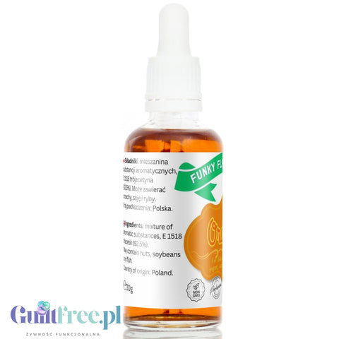 Funky Flavors Basic Orange 30ml - kropelki aromatyczne do jedzenia i picia, bez cukru i słodzików