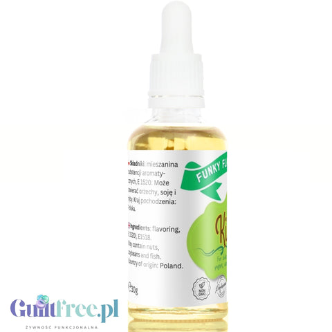 Funky Flavors Basic Kiwi 30ml - kropelki aromatyczne do żywności, bez cukru i słodzików