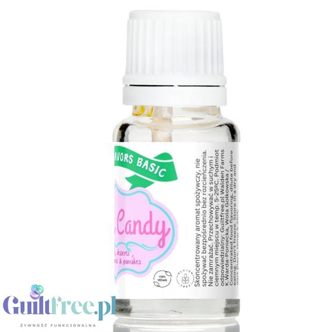 Funky Flavors Basic Cotton Candy 10ml - aromat spożywczy bez cukru i słodzików, Wata Cukrowa