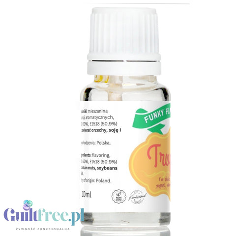 Funky Flavors Basic Tropical 10ml - food flavor without sugar or sweeteners, Tropical Fruits