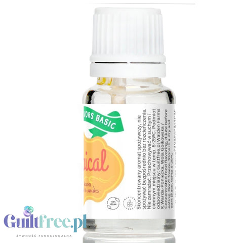 Funky Flavors Basic Tropical 10ml - aromat spożywczy bez cukru i słodzików, Owoce Tropikalne