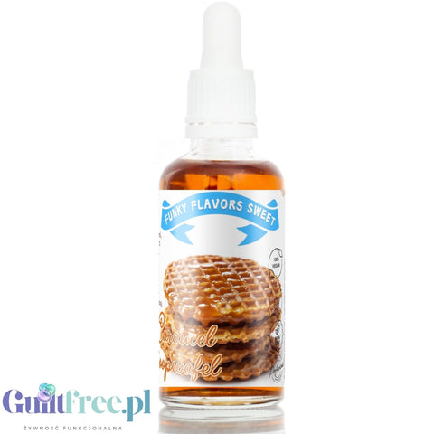 Funky Flavors Sweet Caramel Stroopwafel - sweetened, liquid, sugar & fat free food flavoring