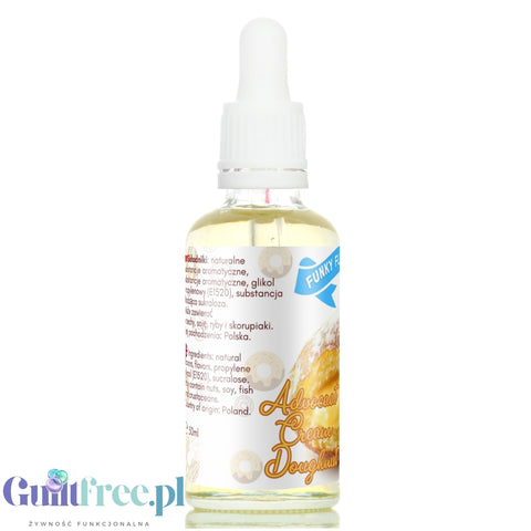 Funky Flavors Sweet Advocaat Cream Donut - flavoring drops, aroma of donut with Advocaat Cream.