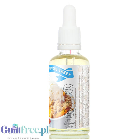 Funky Flavors Sweet Peach Cobbler - sweet drops without sugar and calories with the flavor of Cake with Peaches and Crumble.