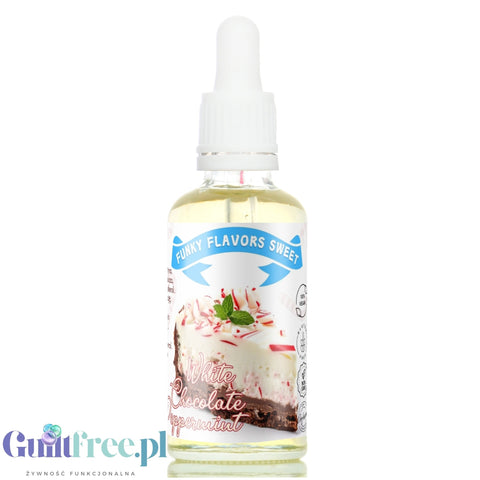 Funky Flavors Sweet White Chocolate Peppermint - słodzony skoncentrowany aromat tortu miętowego z białą czekoladą