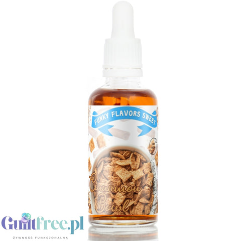 Funky Flavors Sweet Cinnamon Bowl - sweet cinnamon flavored cereal drops with no sugar or kcal.