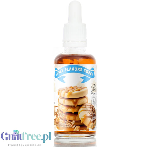 Funky Flavors Sweet Butterscotch & Toffee flavoring woth sucralose