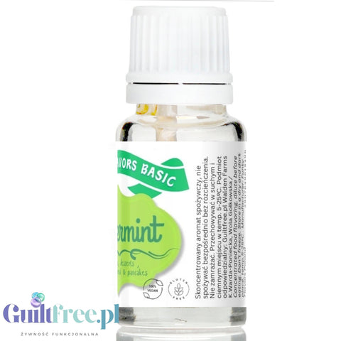 Funky Flavors Basic Peppermint 10ml - mint food flavoring drops without sugar, sweeteners or calories